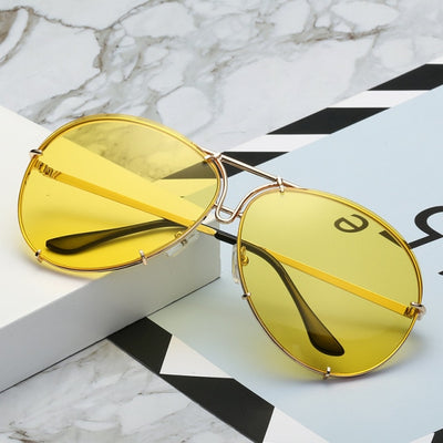 Fashion Pilot Oversize Sunglasses