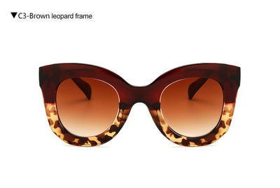 Cat Eye Vintage Leopard Sunglasses