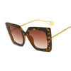 Vintage Oversized Luxury Brand Square Sunglasses