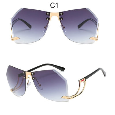 Rimless Brand Designer Sunglasses