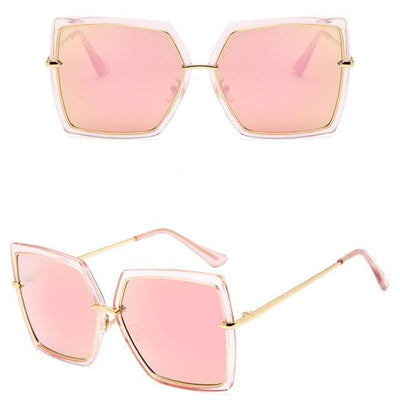Over The Top Metal Square Luxury Sunglasses