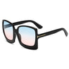 Gradient Square Sunglasses  Retro Oversized Sunglasses