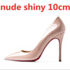 High Heel Pointed Toes Classic Pumps Genuine Leather