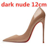 High Heel Pointed Toes Classic Pumps Genuine Leather