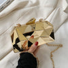 Geometric Box Clutch Bag