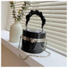 Pu Leather Round Hand Bags