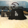LA Crossbody Single Shoulder Hand Bag & Hat Set